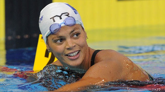 Coralie Balmy, championne de natation